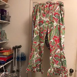 Cute MudPie Pajama Bottoms XL